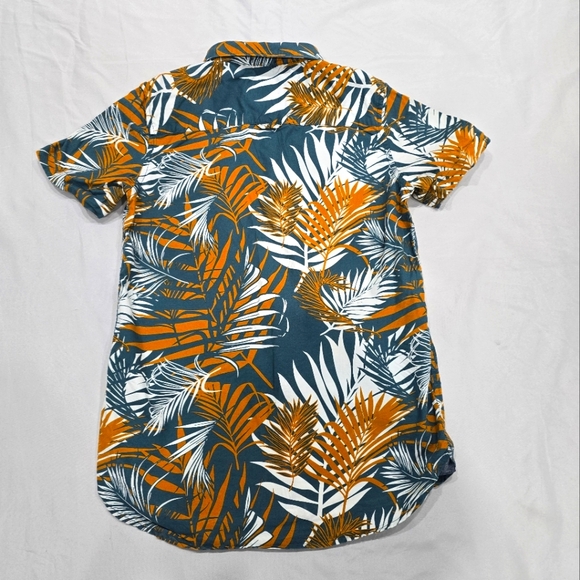 Denim & Flower Hawaiian Button-Up Kids Shirts [69] - Picture 4 of 14